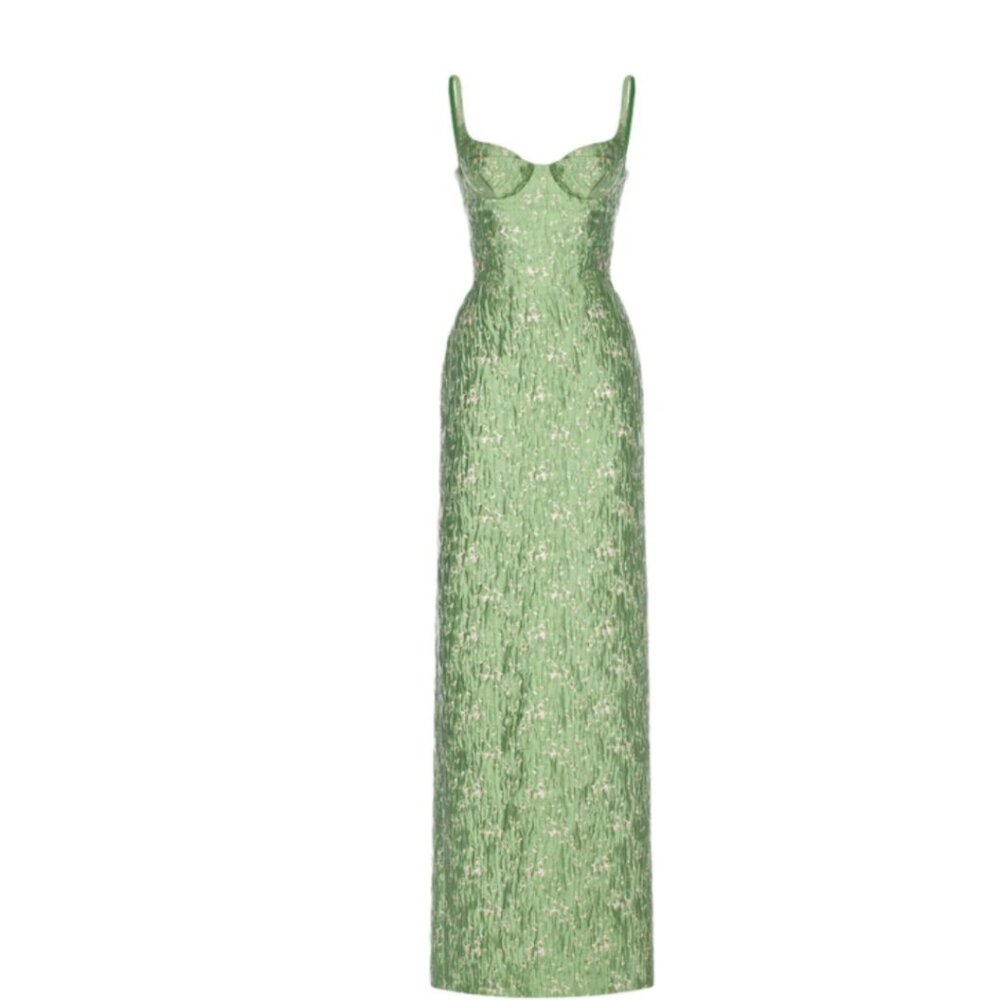 Montsand BROCADE BAMBOO DRESS size M